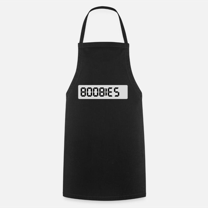 BOOBIES - Cooking Apron - black