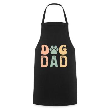 Dog Dad - Kochschürze - Schwarz - Vorne - AI Model Male 185 dark (185cm)