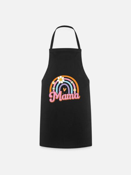 Mama - Kochschürze - Schwarz