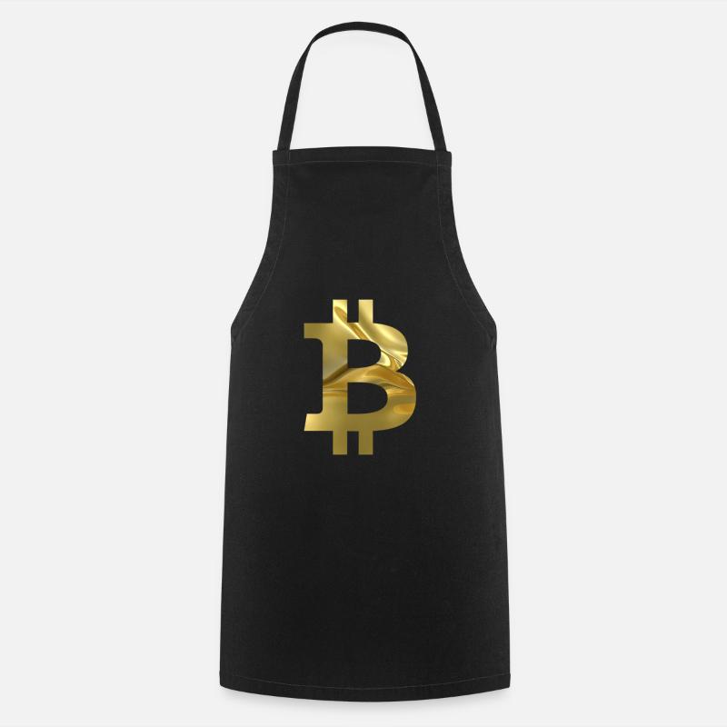 Bitcoin - Kochschürze - Schwarz