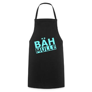 Bähmulle Bähmull Weeping whine crying - Cooking Apron - black - Front - AI Model Male 185 dark (185cm)