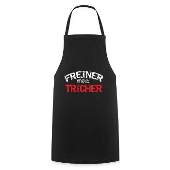 Freiner c est Tricher - Tablier de cuisine - noir - Devant - AI Model Male 185 dark (185cm)