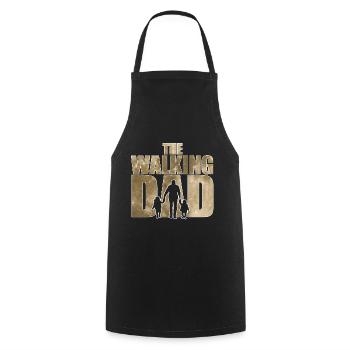The Walking Dad Father's Day Gift - Cooking Apron - black - Front - AI Model Male 185 dark (185cm)