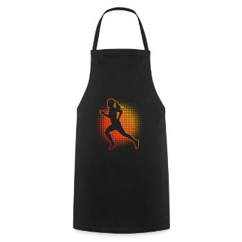 Jogging Cross Country Running Hommes Jogging - Tablier de cuisine - noir - Devant - AI Model Male 185 dark (185cm)