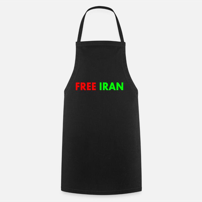 Free iran - Kochschürze - Schwarz