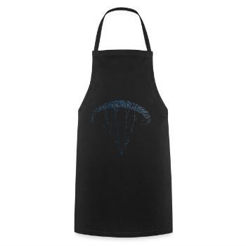 Paragliding Men Paragliding Women Paragliding - Cooking Apron - black - Front - AI Model Male 185 dark (185cm)