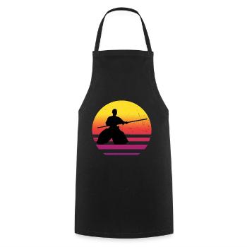Kampfsport Damen Herren Aikido Aikidoka Martial Ar - Kochschürze - Schwarz - Vorne - AI Model Male 185 dark (185cm)