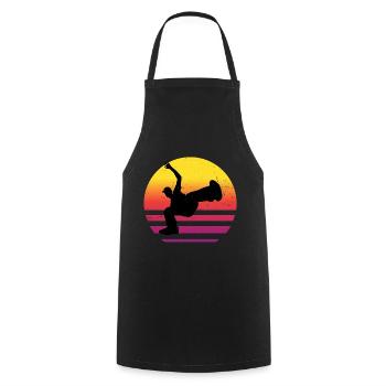 Break Dance Breakdance Hip Hop Hommes Hip Hop - Tablier de cuisine - noir - Devant - AI Model Male 185 dark (185cm)