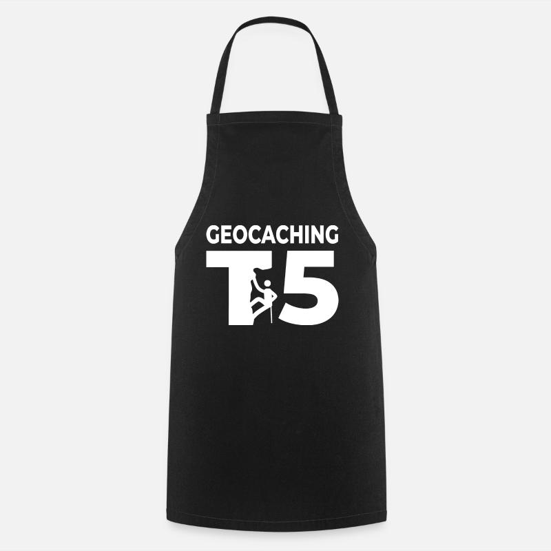 Géocaching Terrain difficile Cote 5 - Tablier de cuisine - noir