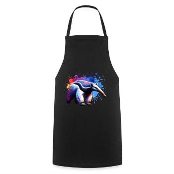 Anteater - Cooking Apron - black - Front - AI Model Male 185 dark (185cm)