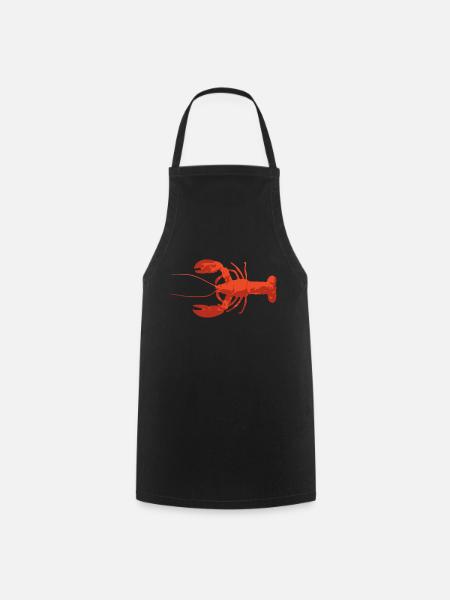 lobster - Cooking Apron - black