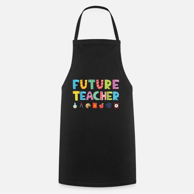 Futur enseignant - Tablier de cuisine - noir