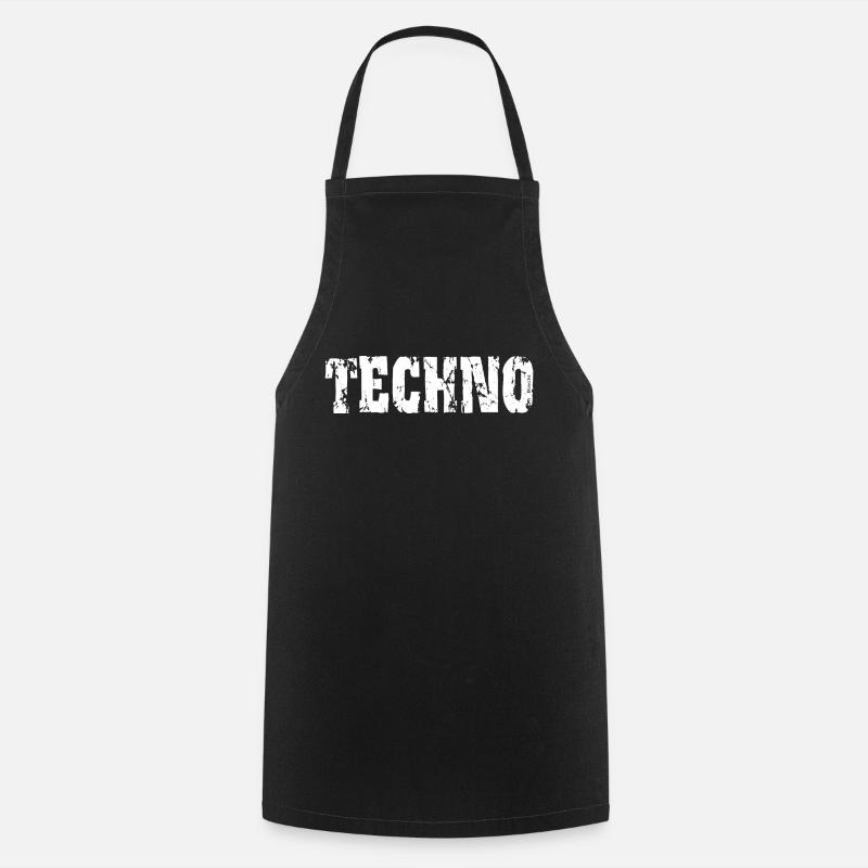 TECHNO - Kochschürze - Schwarz