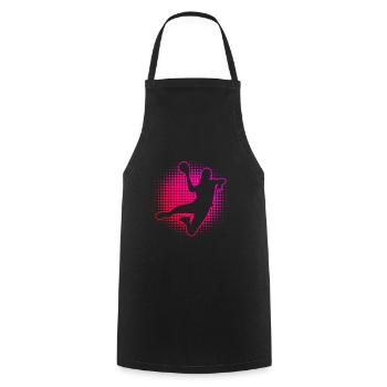 Handball Handballeurs Joueurs de handball Masculins - Tablier de cuisine - noir - Devant - AI Model Male 185 dark (185cm)