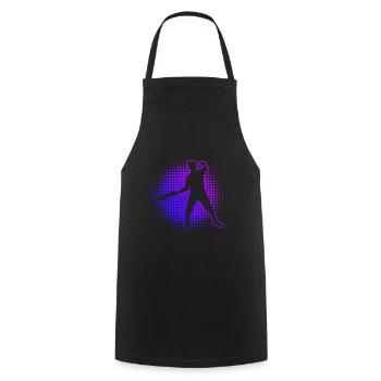 Jai Alai Pelote Hommes Basque Pelote Femmes - Tablier de cuisine - noir - Devant - AI Model Male 185 dark (185cm)