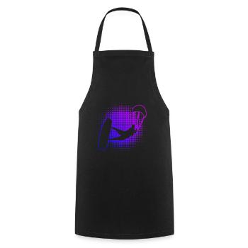 Kitesurf Kitesurfen Kitesurfer Kiten Kite - Cooking Apron - black - Front - AI Model Male 185 dark (185cm)