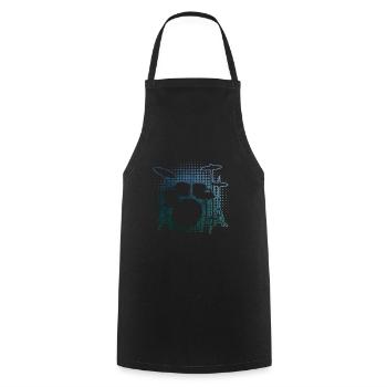Hommes Batteur Batteur Batteur Kit de batterie - Tablier de cuisine - noir - Devant - AI Model Male 185 dark (185cm)