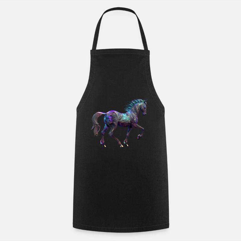 Équitation - Tablier de cuisine - noir