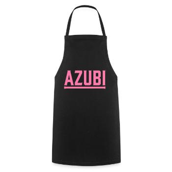Azubi Tshirt 4 23 rosa - Kochschürze - Schwarz - Vorne - AI Model Male 185 dark (185cm)