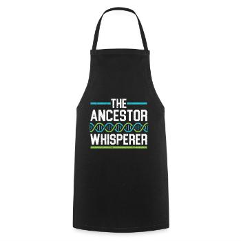 The Ancestral Whisperer Genealogy Family History - Cooking Apron - black - Front - AI Model Male 185 dark (185cm)