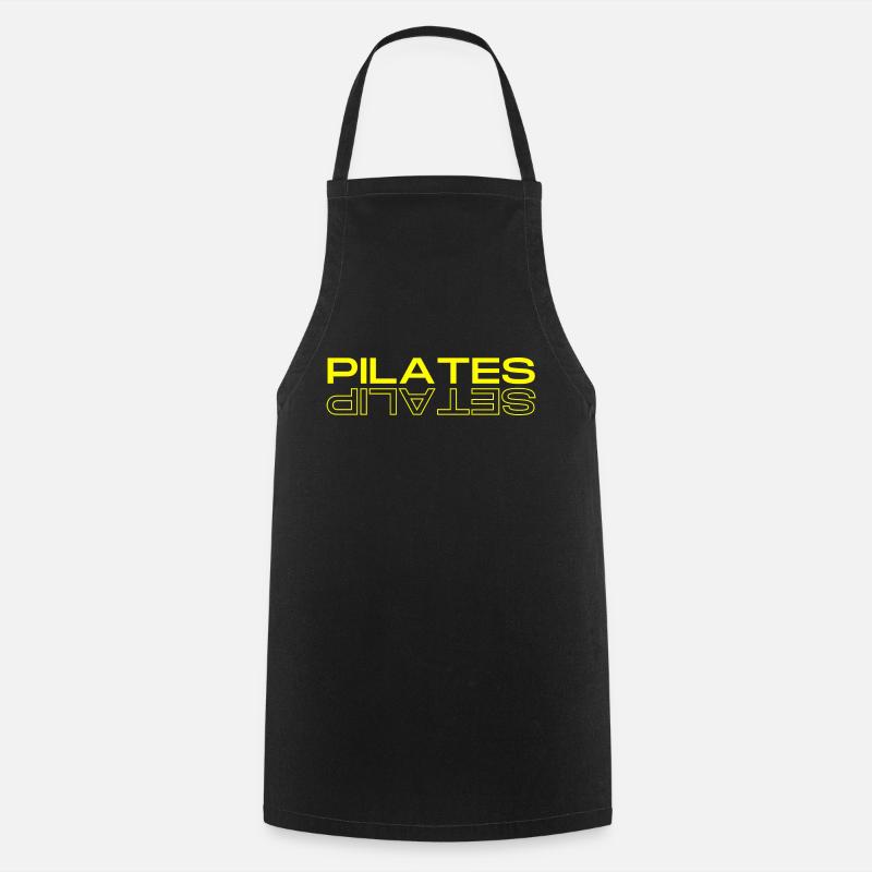 Pilates Mirror Reflection - Cooking Apron - black