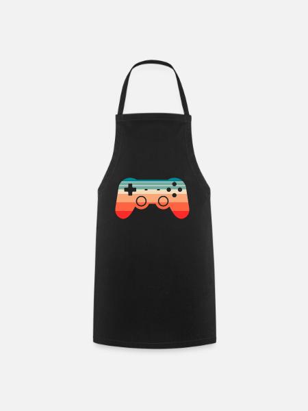 Gamer Gaming Gamepad - Kochschürze - Schwarz