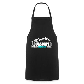 Aquascaping Aquascape Aquarium Gift Fish - Cooking Apron - black - Front - AI Model Male 185 dark (185cm)