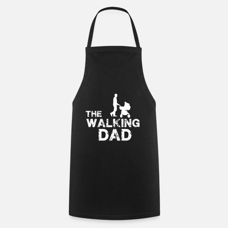 The Walking Dad - Kochschürze - Schwarz