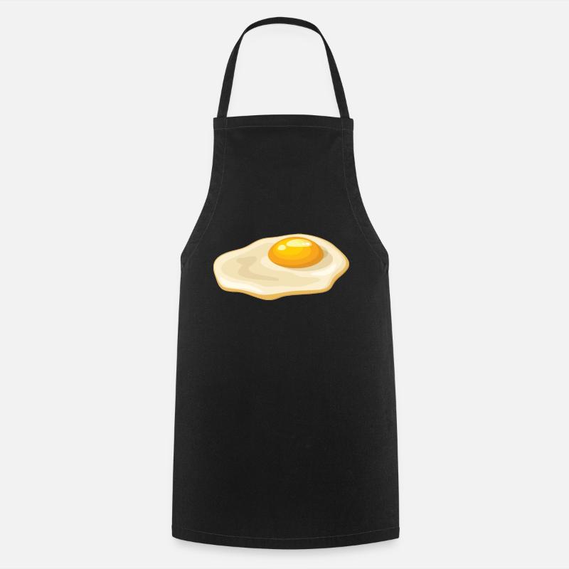 oeuf - Tablier de cuisine - noir