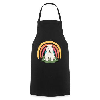 Chow Chow Puppy Puppy Pet Dog Lover Dog Dog - Cooking Apron - black - Front - AI Model Male 185 dark (185cm)