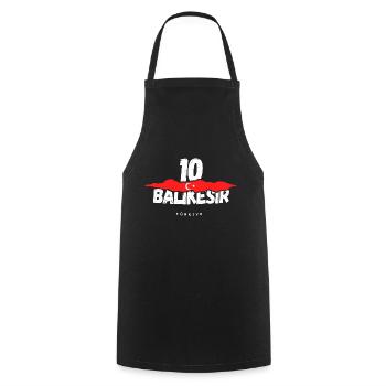 10 Balikesir Türkei Türkiye - Kochschürze - Schwarz - Vorne - AI Model Male 185 dark (185cm)