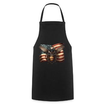 Apiculteurs Abeilles Abeilles mellifères Apiculture - Tablier de cuisine - noir - Devant - AI Model Male 185 dark (185cm)
