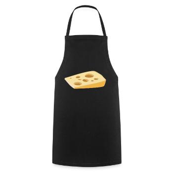 cheese kaese milk milk cow cow2 - Cooking Apron - black - Front - AI Model Male 185 dark (185cm)