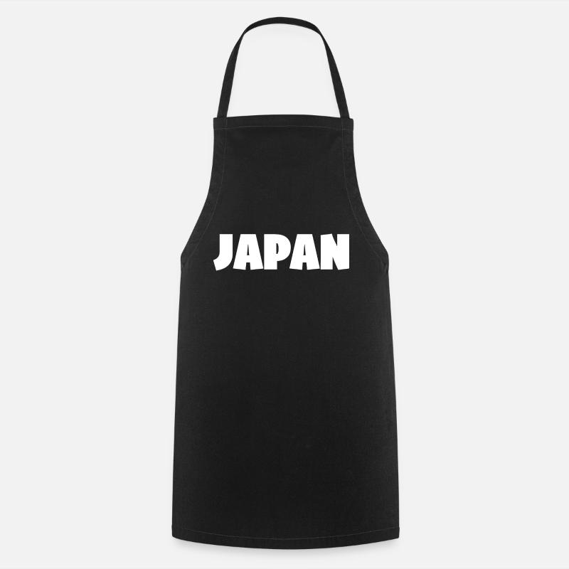JAPAN WHITE - Cooking Apron - black