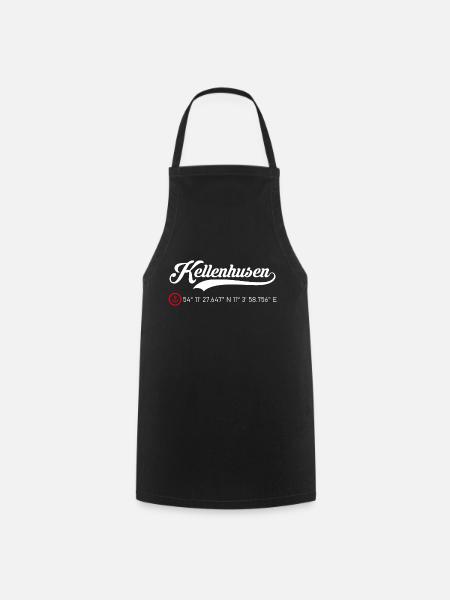 Kellenhusen Koordinaten - Kochschürze - Schwarz