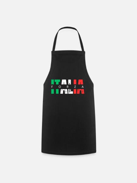 Forza ITALIA - Tablier de cuisine - noir