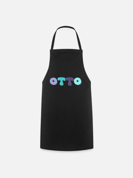 Name - Otto - Kochschürze - Schwarz