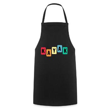 Kayak Kayak d’eau vive Pédalo - Tablier de cuisine - noir - Devant - AI Model Male 185 dark (185cm)