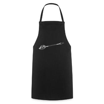 arrow - Cooking Apron - black - Front - AI Model Male 185 dark (185cm)