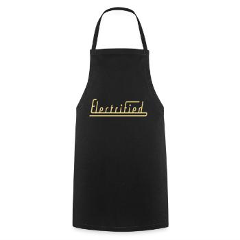 Electrified - Cooking Apron - black - Front - AI Model Male 185 dark (185cm)