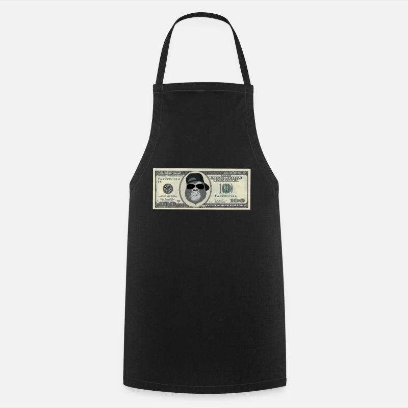 Gorillewear - Tablier de cuisine - noir
