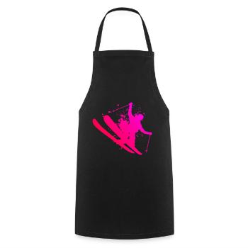 Saut à ski hommes Slopestyle femmes Ski acrobatique - Tablier de cuisine - noir - Devant - AI Model Male 185 dark (185cm)