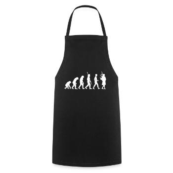 Cornemuse Évolution Écosse Musique Cornemuseur - Tablier de cuisine - noir - Devant - AI Model Male 185 dark (185cm)