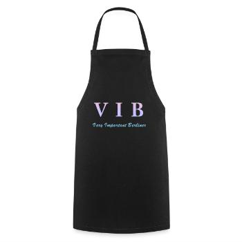 VIB very important berliner - Kochschürze - Schwarz - Vorne - AI Model Male 185 dark (185cm)