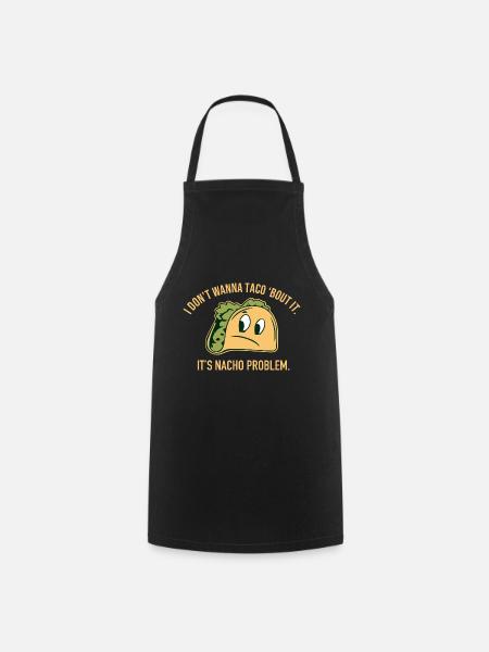 Taco Quote - Cooking Apron - black
