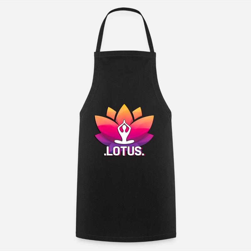 .Lotus. - Kochschürze - Schwarz