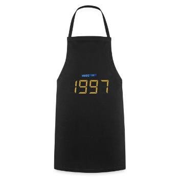 Made in 1997 - Tablier de cuisine - noir - Devant - AI Model Male 185 dark (185cm)