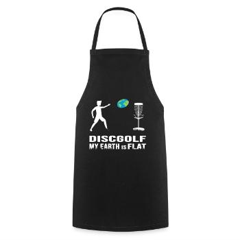 lecteur discgolf discgolf avec disque frisbee - Tablier de cuisine - noir - Devant - AI Model Male 185 dark (185cm)