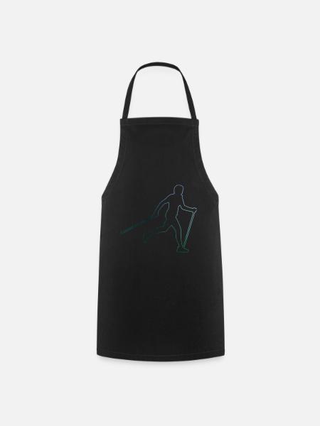 Walking Walking Walker Women Nordic Walking - Cooking Apron - black
