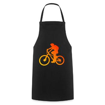 Radfahren Mountainbike MTB Herren Mountainbiker - Kochschürze - Schwarz - Vorne - AI Model Male 185 dark (185cm)